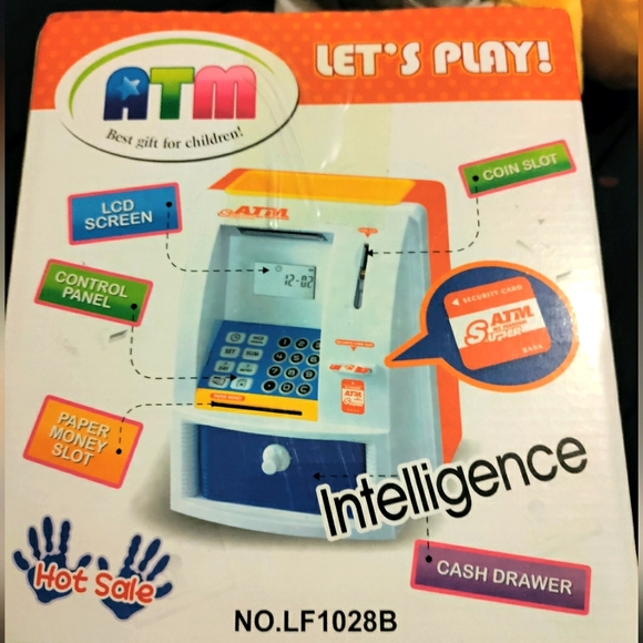 Pink ATM Bank toy - Picture 2 of 7